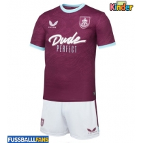 Burnley Heimtrikotsatz Kinder 2025-26 Kurzarm (+ Kurze Hosen)